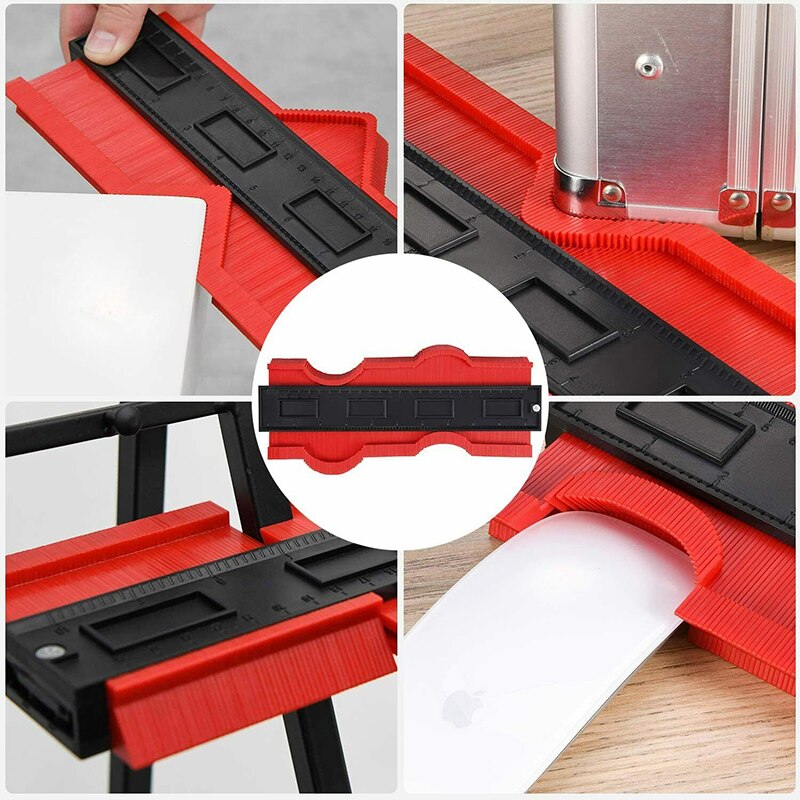10Inch Gauge Duplicator Vorm Profiel Duplicatie Gauge Contour Template Plastic Contour Kopie Duplicator Meten