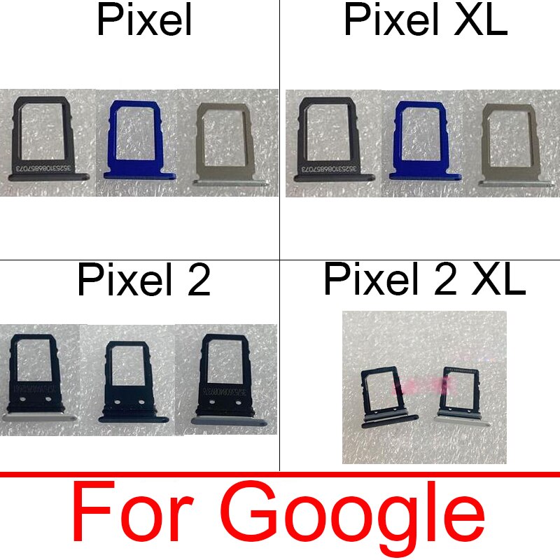 Sim Card Tray For Google Pixel XL 2 2XL Sim Card Tray Holder Replacement Repair Parts