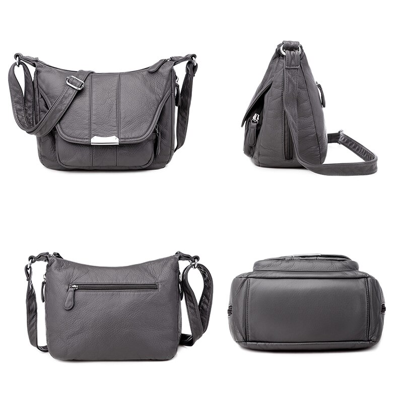 Pu Lederen Crossbody Tassen Voor Vrouwen Eenvoudige Schouder Tas Dames Reistassen En Handtassen Crossbody Tas