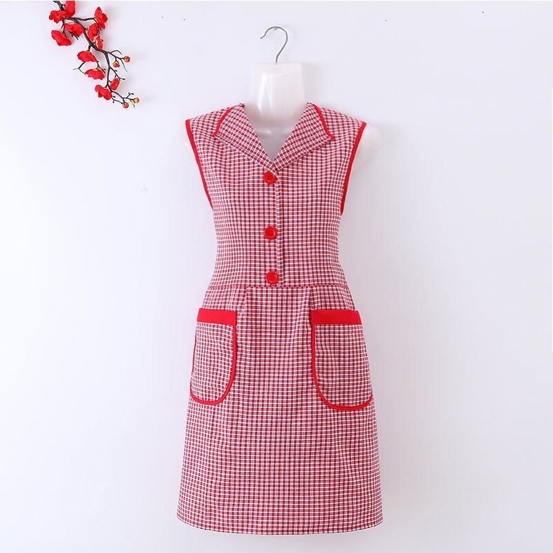 cooking kitchen apron male chef waiter cafe shop barbecue haircut apron bib kitchen accessories apron: Pink