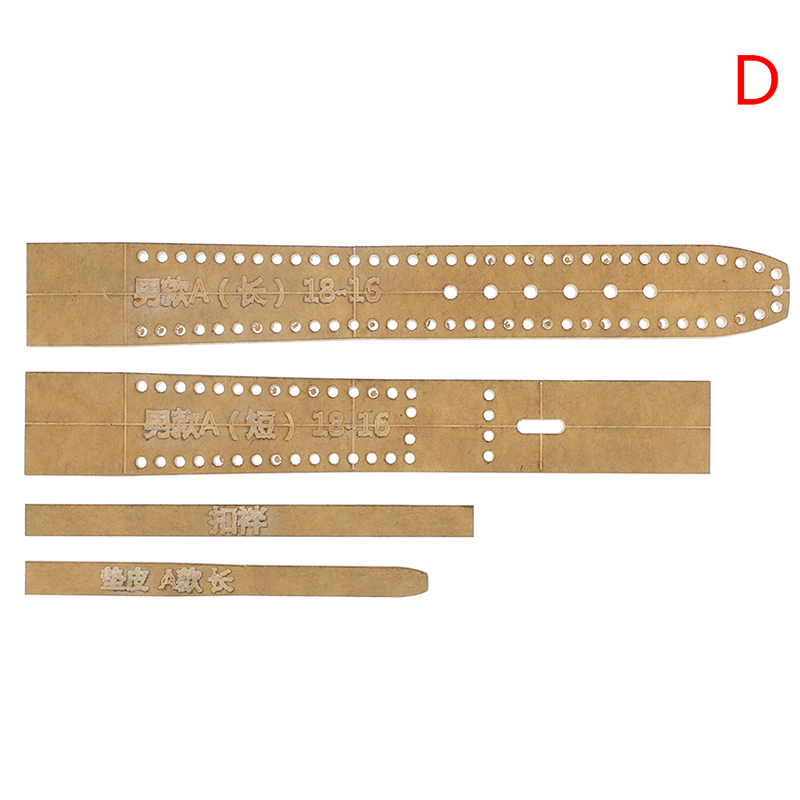 Akrylowy pasek robić zegarka szablon szablon przezroczysty DIY skórzane narzędzie rzemieślnicze strona główna DIY dostarcza 5 stylów: D