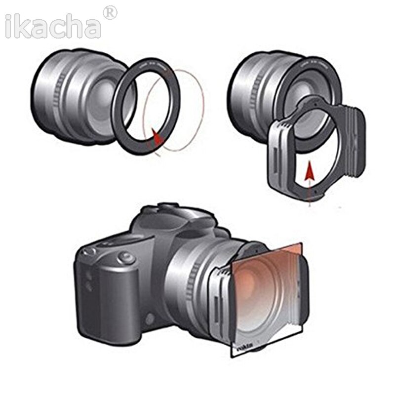 20in1 Neutrale Dichtheid Geleidelijke ND2 ND4 ND8 ND16 Filter Kit 49 52 55 58 62 67 72 77 82mm voor Cokin P Set SLR DSLR Camera Lens