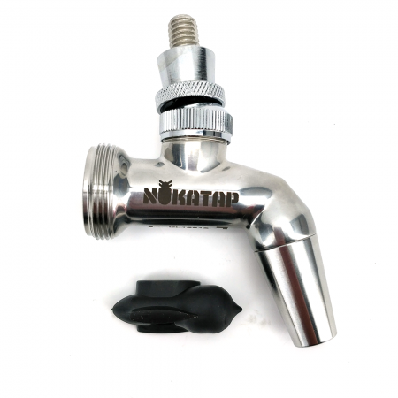 NUKATAP (Updated by intertap) SS TAP ONLY (STAINLESS STEEL) beer tap (free plastic handle included)
