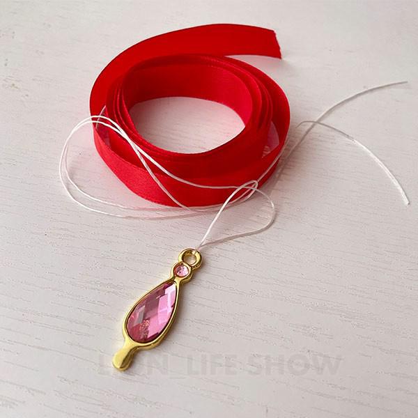 Anime Puella Magi Madoka Magica Madoka Kaname Cosplay necklace: Khaki