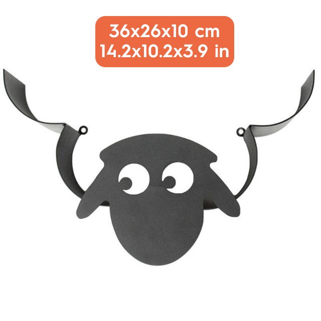 Support de papier toilette en mouton décoratif, support de rangement de mouchoirs de cuisine, porte-rouleau de papier toilette, rangement de fer de salle de bains: sheep B