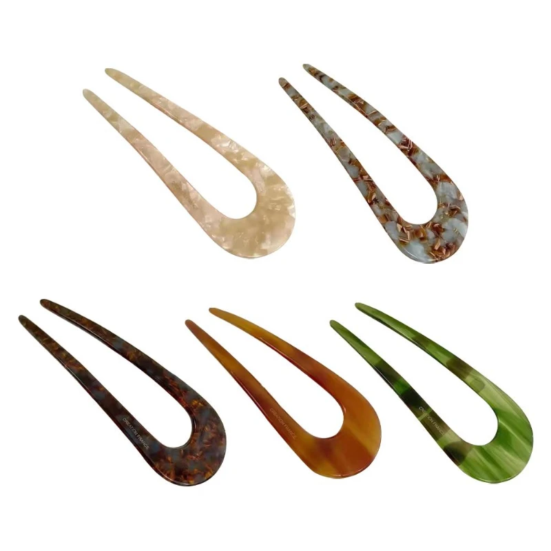 Épingle à cheveux en forme de U pour femme, fouet de luxe, style prairie, style chinois, épingle à cheveux enroulée, simple, 03, partenaires, vêtements de sauna