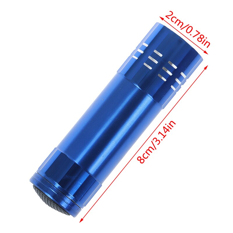 9 LED Handlampe Zum Aushärten Von Gel-Nagellack - Tragbare Presslampe, 9x2,5 Cm, Batteriebetrieben