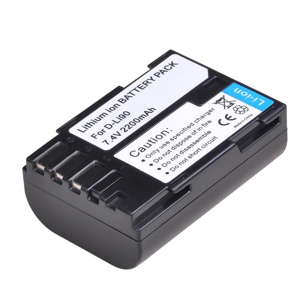 2200Mah D-Li90 DLi90 Li-Ion Batterij Voor Pentax 645 645D 645Z K-1 K-01 K-3 K-5 K-5D K-5IIs K-7 K-7D K1 k01 K3 K5 K5D Ii 2