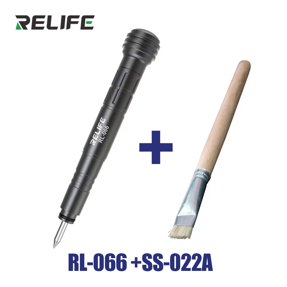 RELIFE RL-066 pluma rotura de vidrio trasero para IPhone Huawei teléfono móvil carcasa trasera batería cubierta de vidrio disyuntor herramienta de reparación de voladura: Blanco