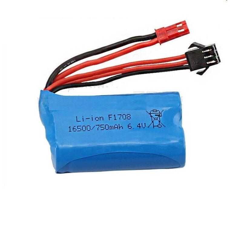 5styles 6.4v 1000mAh/800mAh/750mAh/500mAh/320mAh Li-ion Battery JST SM4P plug/USB for wltoys L959 18628 R/C car R/C truck: PURPLE