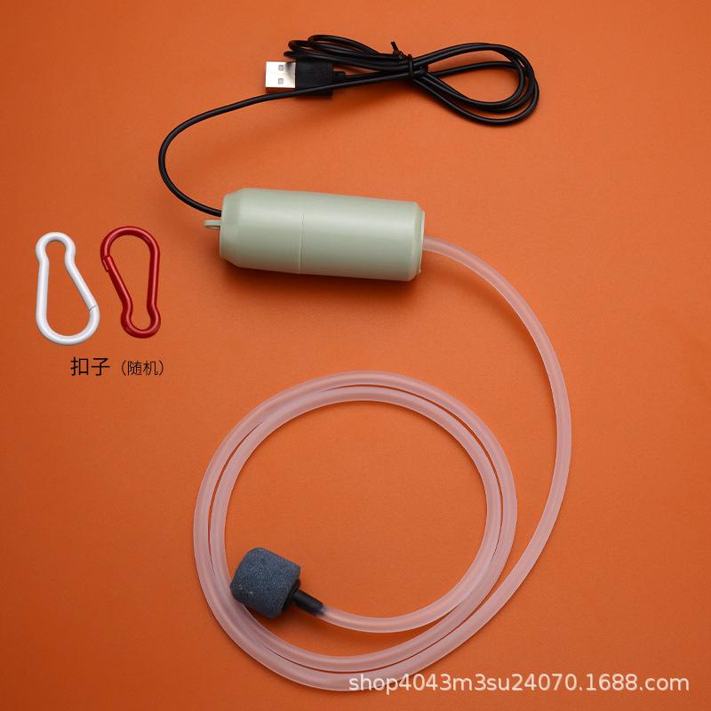 Huishoudelijke Stille Usb Mini Zuurstof Luchtpomp Aquarium Accessoires Beluchter Kleine Draagbare Farming Vissen Aquarium Accessoires