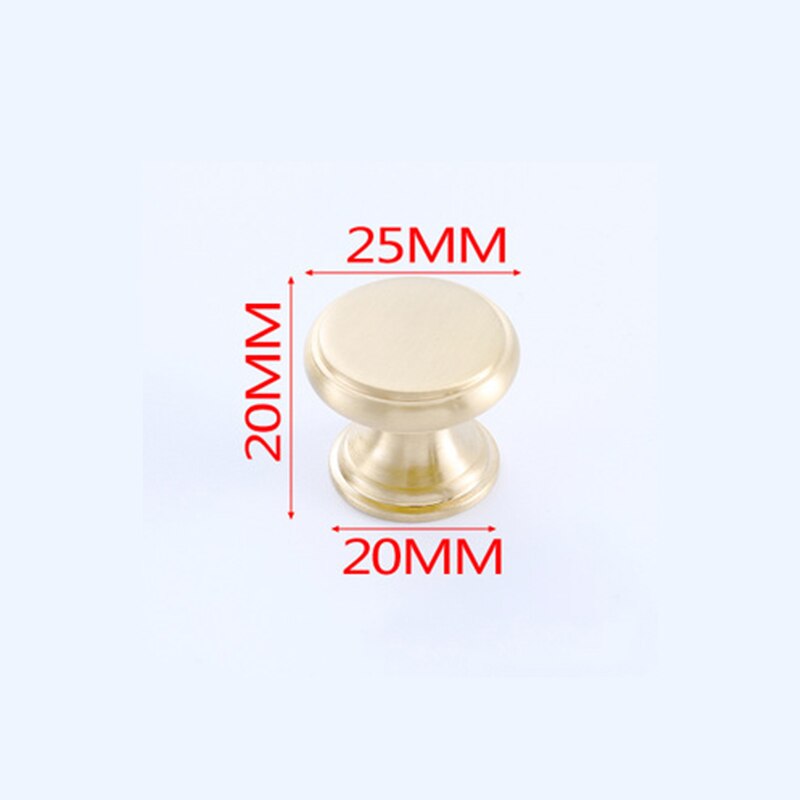 Round Brass Dresser Knob Drawer Handle Cabinet Door Handle Furniture Antique Kitchen Handle: style 1