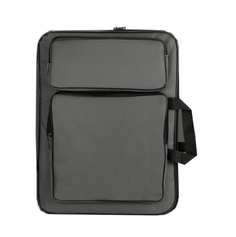 freundlicher Kunst Tasche für Zeichnung Bord Malerei einstellen Reise 8K Skizze Tasche für Skizzieren Oxford Malerei Kunst Liefert für freundlicher Künstler: hell grau