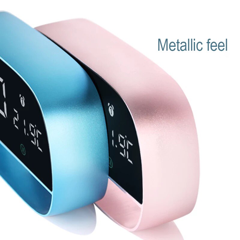 TIMESS Alarm Clock Digital Electronic Clock Touch Sensing With Backlight Snooze Function LED Clock