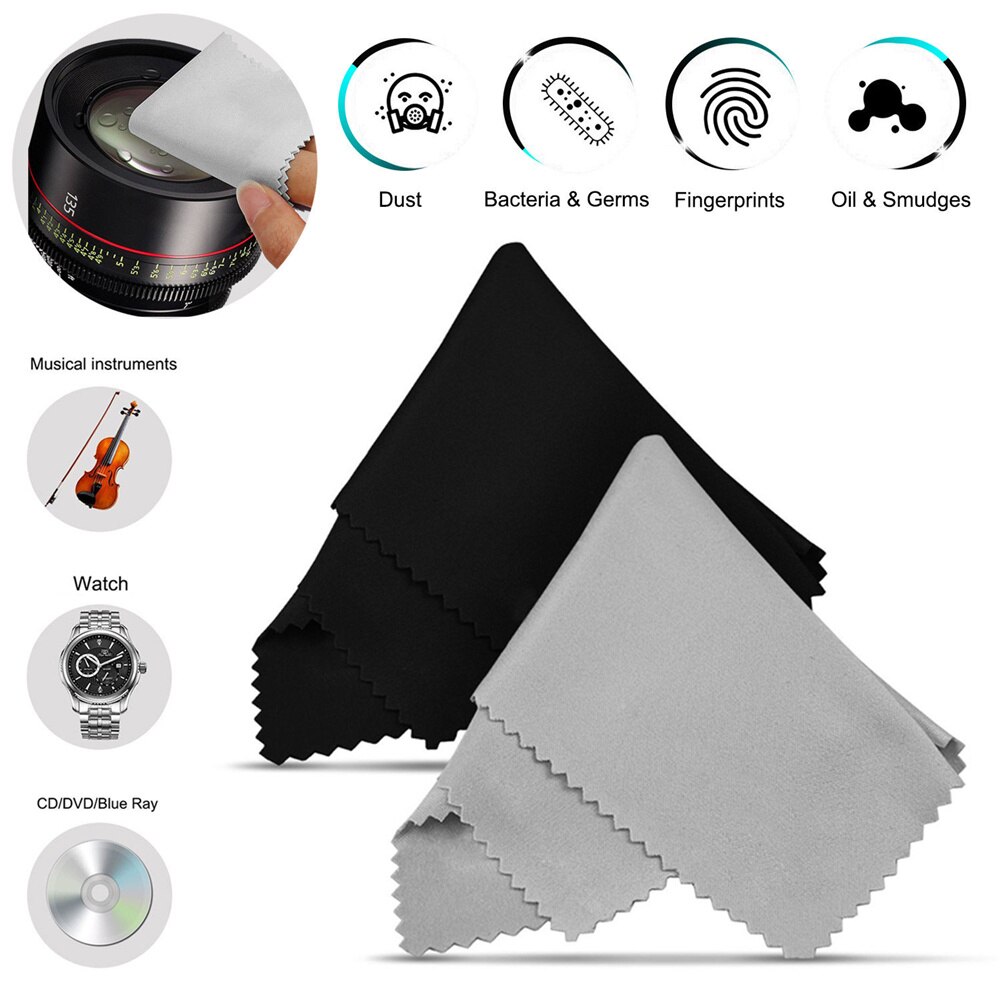 Cleaning Cloths Microfiber Polishing Cloth Glasses Screen Lens 10Pack