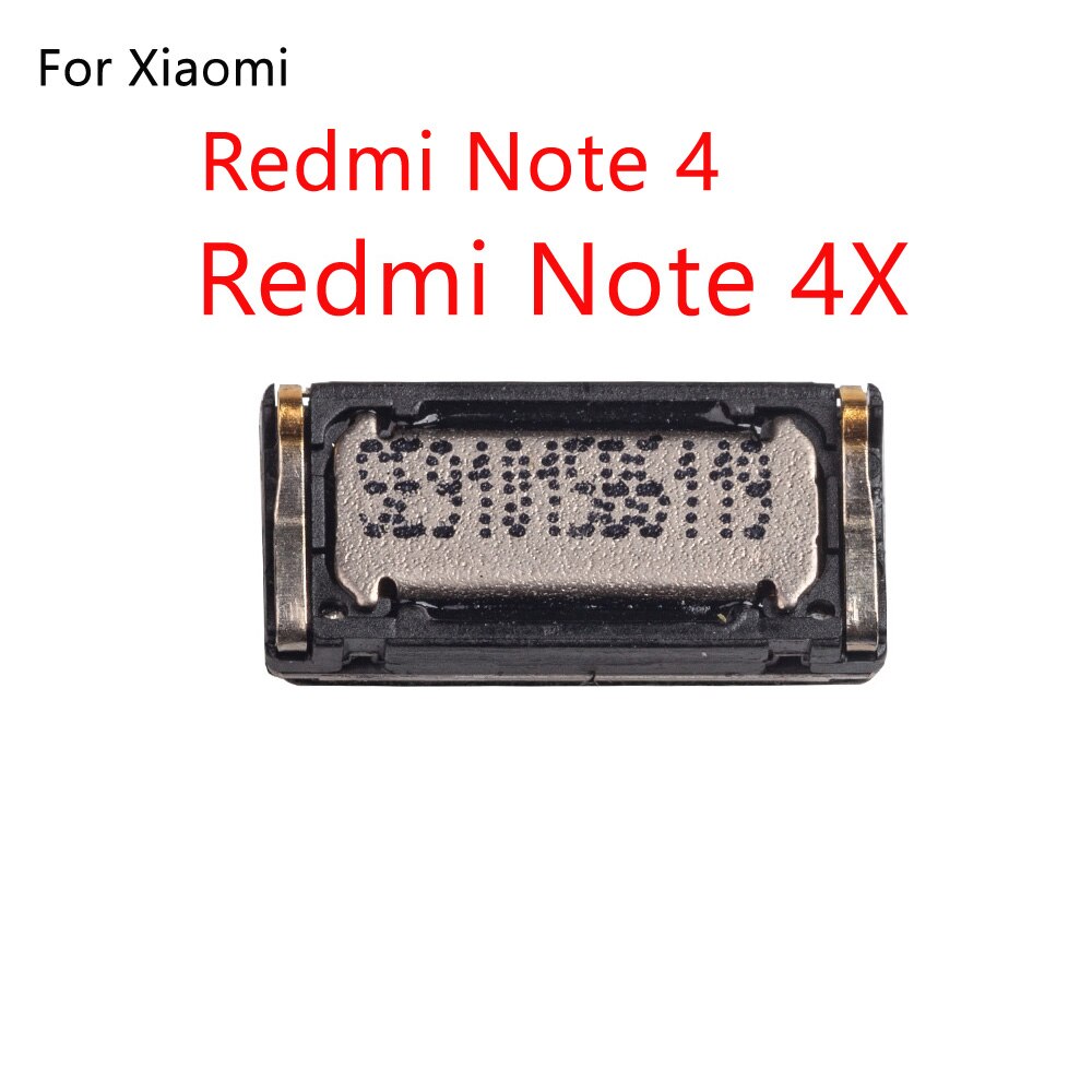 Ørestykke øre lyd top højttaler modtager til xiaomi redmi 4 pro 3 3x 3s s2 note 8 7 6 5 2 3 pro 4 4x 6a 5a: Redmi note 4