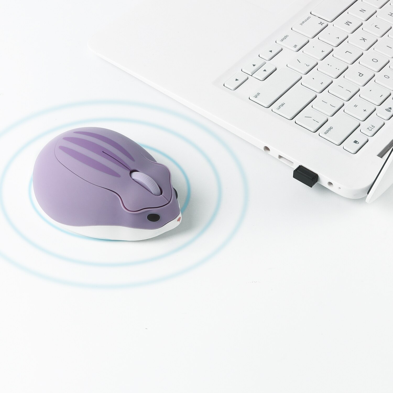 Wireless Mouse 2.4G Cute Hamster Usb Optical 1200 DPI With Mousepad for Desktop Laptop Computer Gaming Girls Christmas