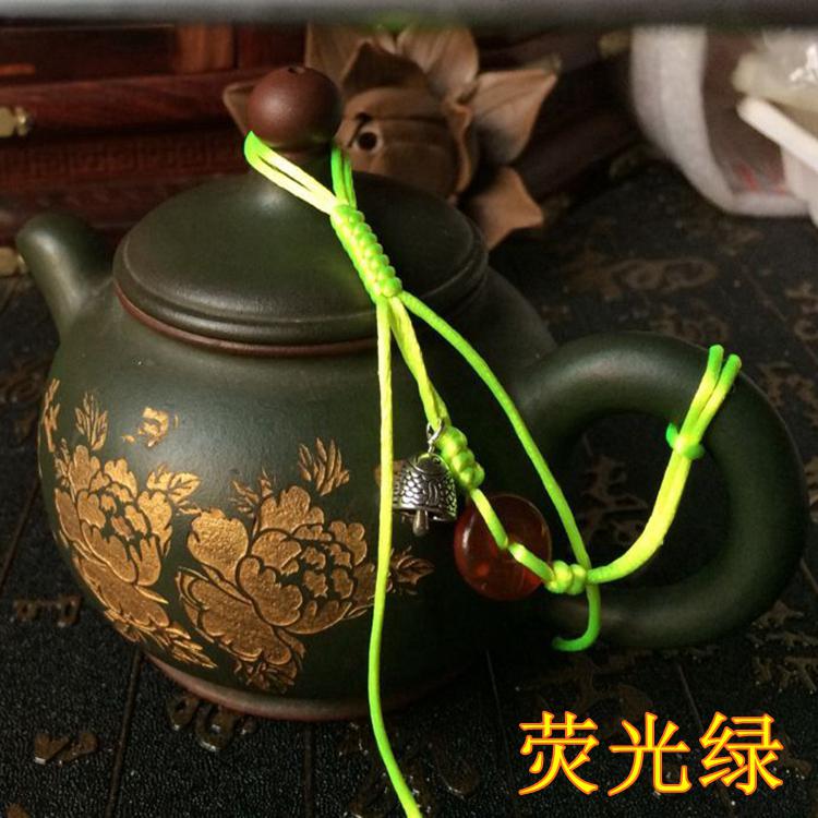 Natural Horns Diy Pot Lid Rope Tea Ceremony Teapot Cup: 6
