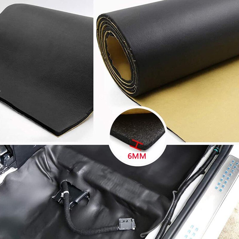 Car Sound Deadener Mat Noise Proof Insulation Deadening Engine