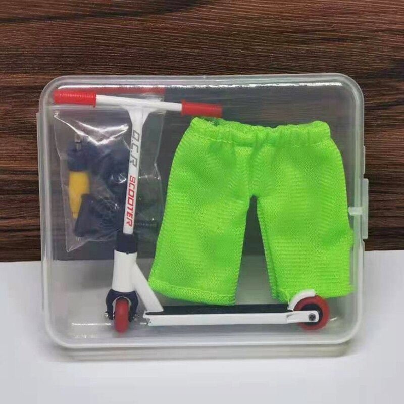 Mini trottinette à doigt, jouet interactif, Gadget, activité sensorielle, pour les tout-petits, Kit de Skateboard, lot de 10 pièces