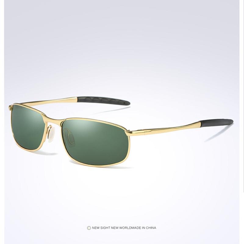 Zonnebril Voor Heren Zilver Metalen Frame Rijden Pilot Zonnebril Brillen Mannelijke Zwarte Bril Gafas: Gold G15