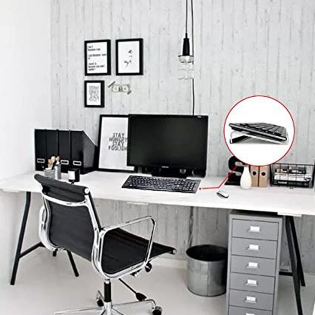 Advanced Tilting Computer Keyboard Stand Transparent Acrylic Plexiglass Keyboard Stand Keyboard Display Stand