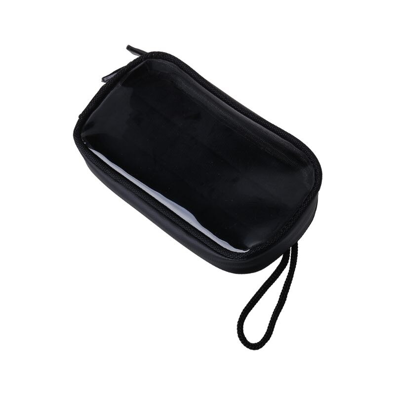 Sacoches de moto noires magnétiques pour réservoir d'essence, transparentes, pour étui de téléphone portable, support de moto universel