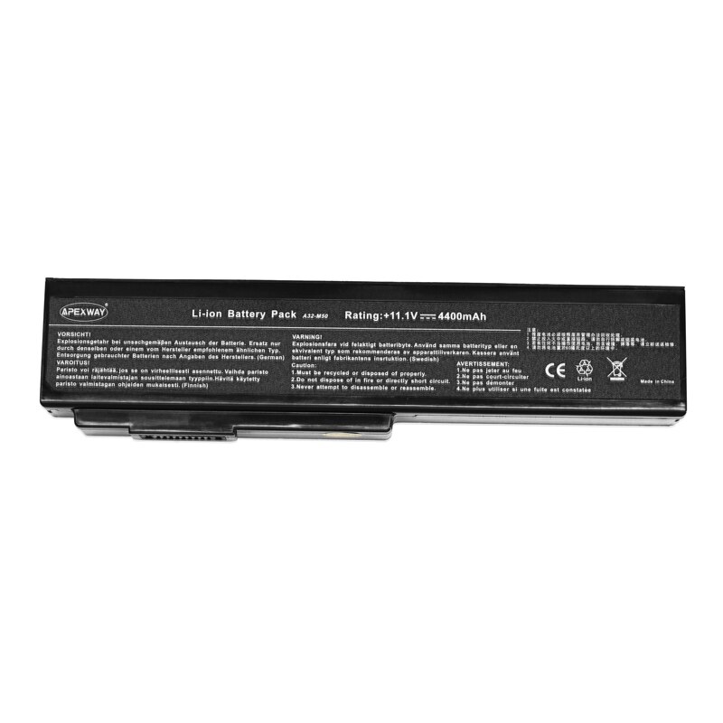 Laptop Battery For Asus N61 N61J N61Jq N61V N61Vg N61Ja N61JV N53 M50 M50s N53S A32-M50 A32-N61 A32-X64 A33-M50 6c
