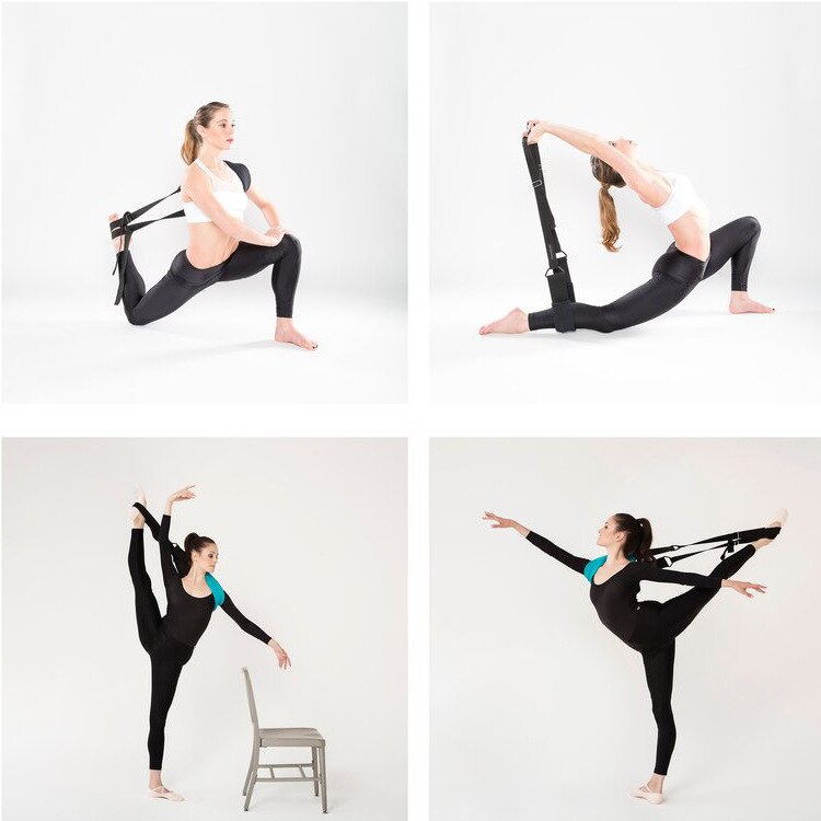 Ballet Band Soft Opening Belt Elastic Pull Up Strap Fitness Pilates Dance Training Yoga Stretching Resistance Band