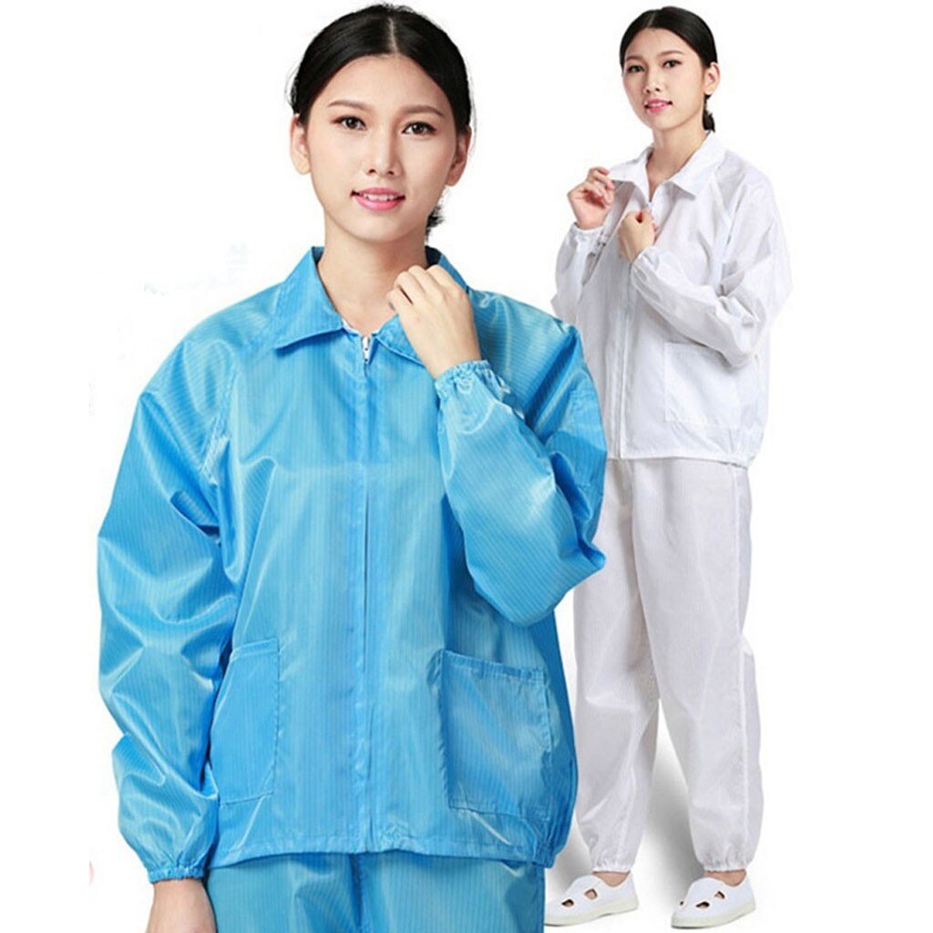 Beschermende Overall Cleanroom Kleding Anti Statische Anti Chemische Vloeistof Splash Stralingsbescherming Effectieve Deeltjes # G3 # G3