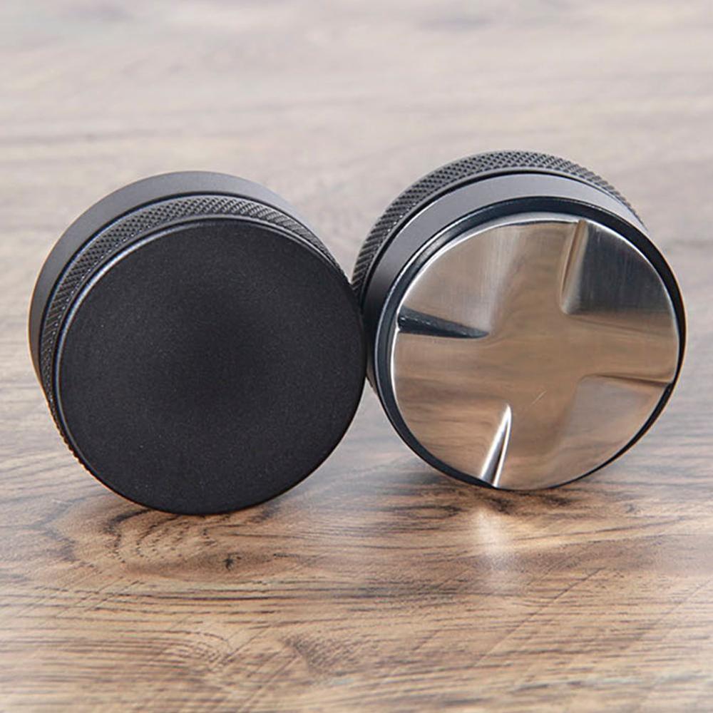 Adjustable 304Stainless Steel Coffee Espresso Tamper Angled Distribution Slopes Base Thread Four Macaron Tools Convex O4B7