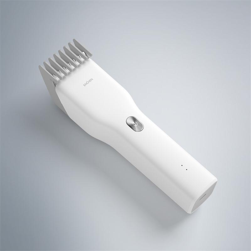 Boost aparador de cabelo para homens crianças sem fio usb recarregável elétrica máquina cortar cabelo cortador com pente ajustável corte cabelo: white