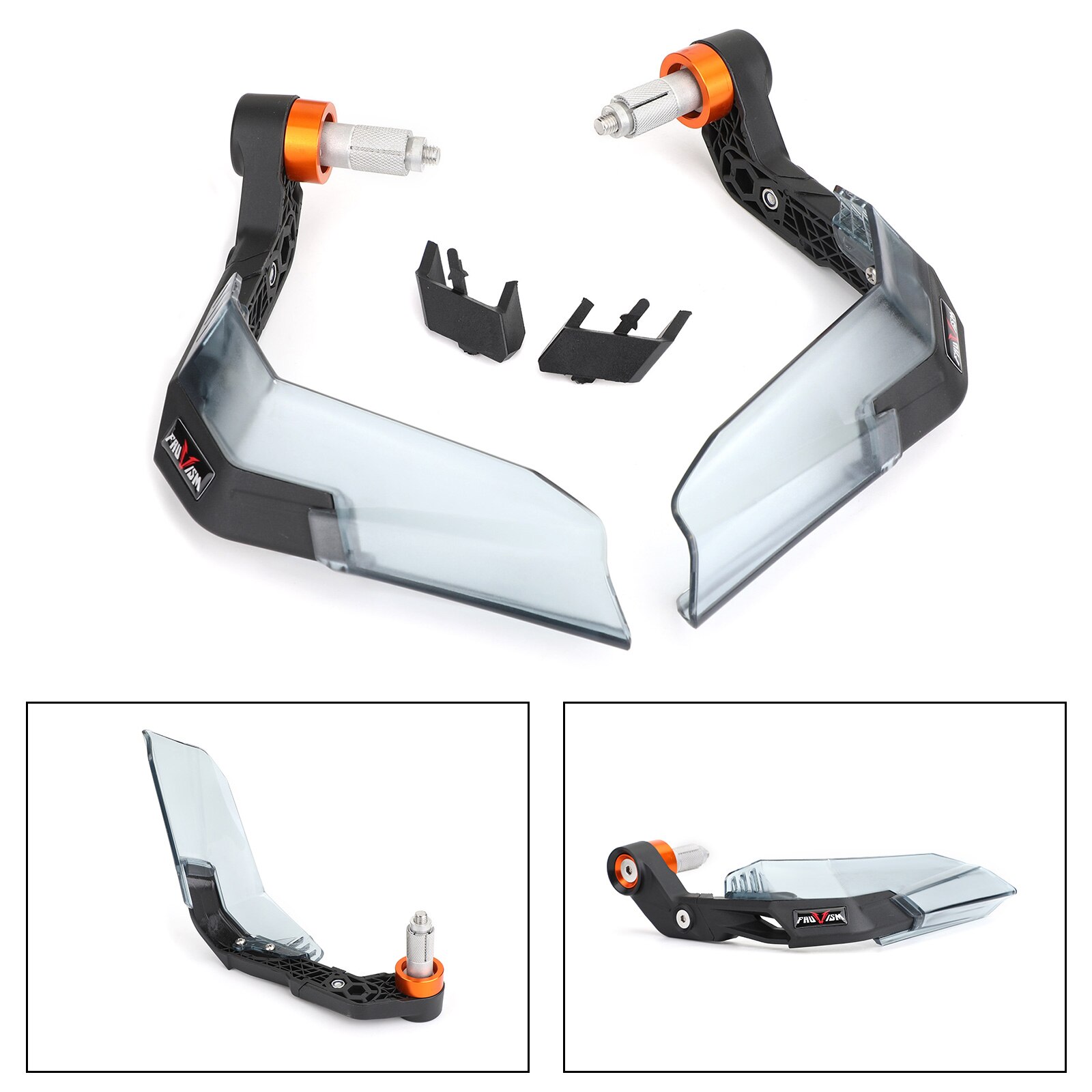 Areyourshop Universele Motorfiets Handguard Hand Guard Stuur Handle Bar Schelpen Protector Voor Honda Voor Yamaha Motor: Oranje