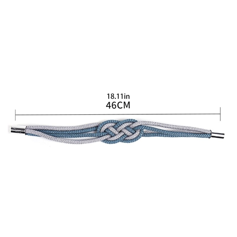 Magnetic Curtain Tieback Buckle Strap Cotton Rope with Holdbacks Magnet for Home Office Curtain Clip Rod Accessories