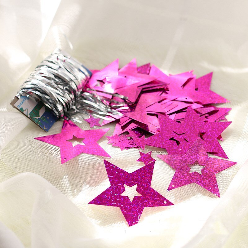 Sweet Five-pointed Star Heart Shaped Rain Balloon Pendant Accessories Romantic Wedding Birthday Party Decoration Supplies: 11