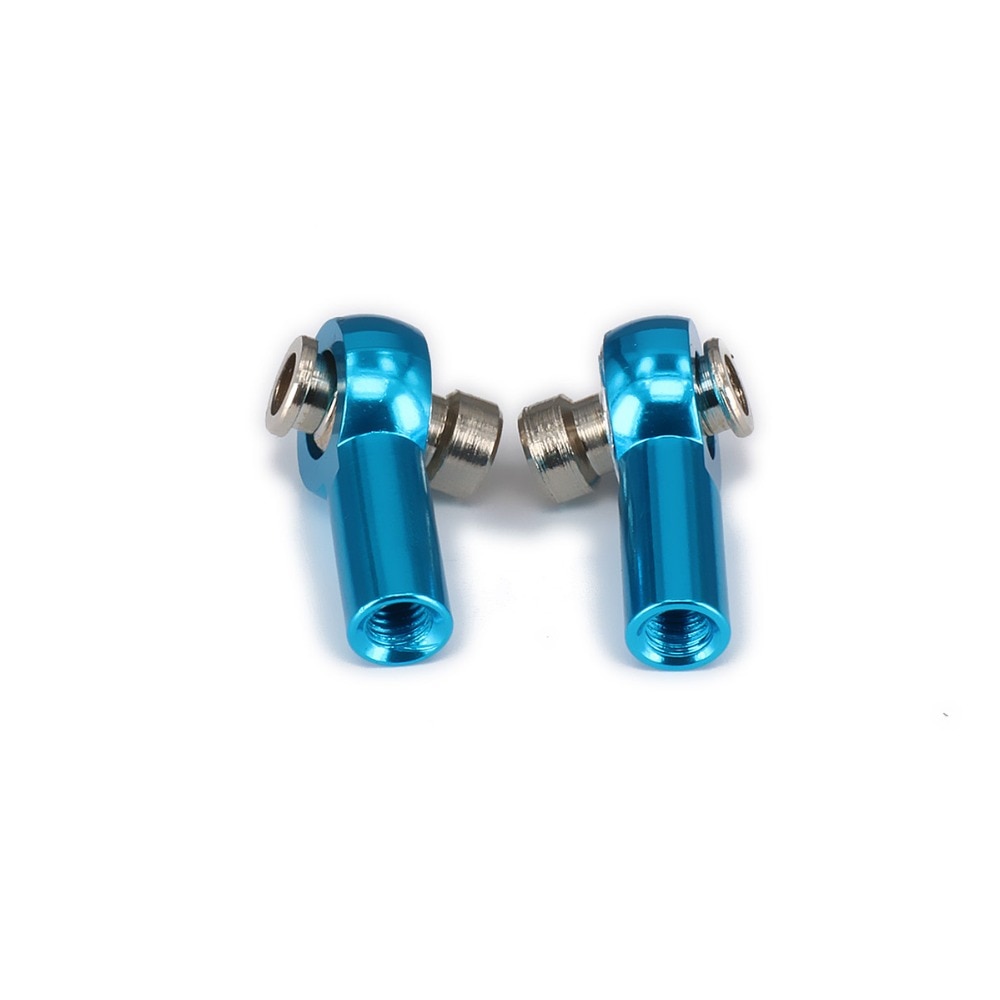 M3 3mm Thread 18mm Length Link Rod End Ball Joint Ball Head Holder Tie rod end, Ball Link for RC car 2pcs Alloy aluminum HSP HPI