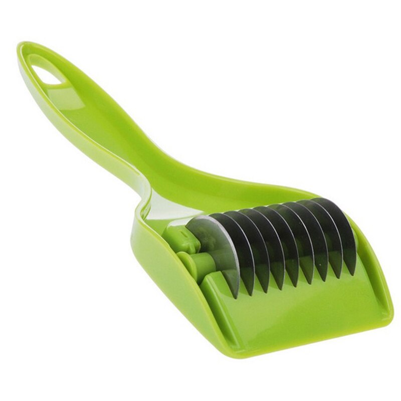 Roller Rvs Groene Ui Slicer Groentensnijder Knoflook Cutter Chopper Shredders &amp; Snijmachines Voedsel Noodle Maker