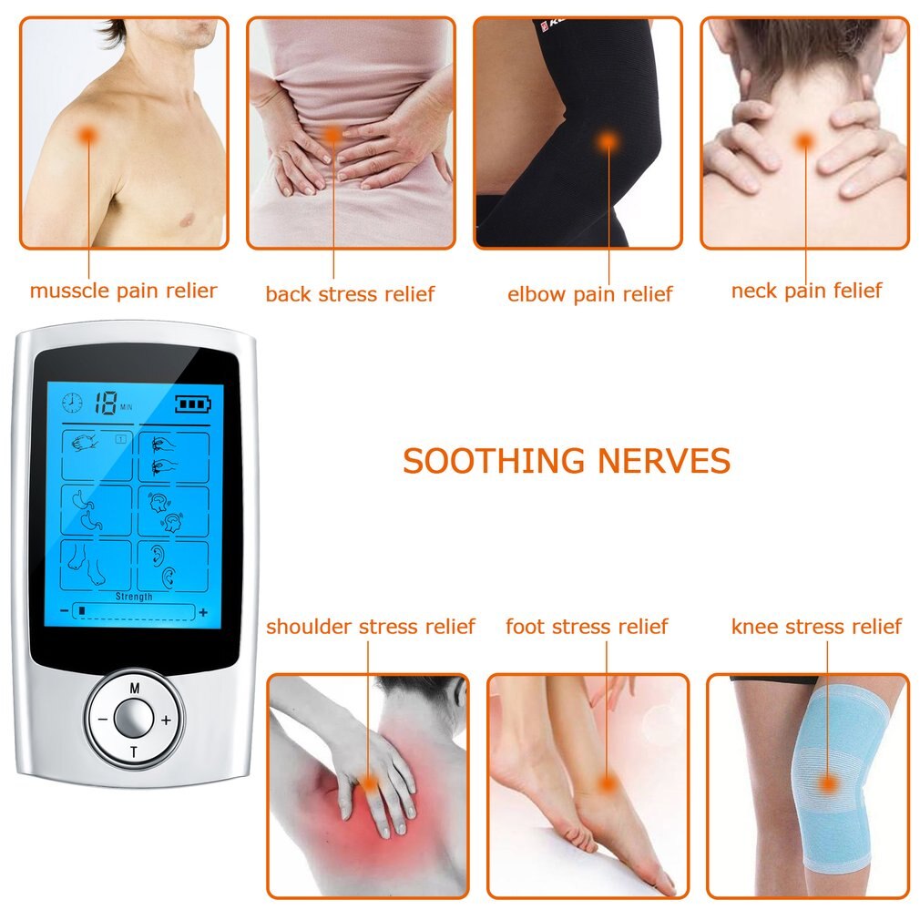 Compact Improving Microcirculation Comfortable Massage 20S Default Timer 2 Output 16 Modes 20 Level Intensity Mini Massager