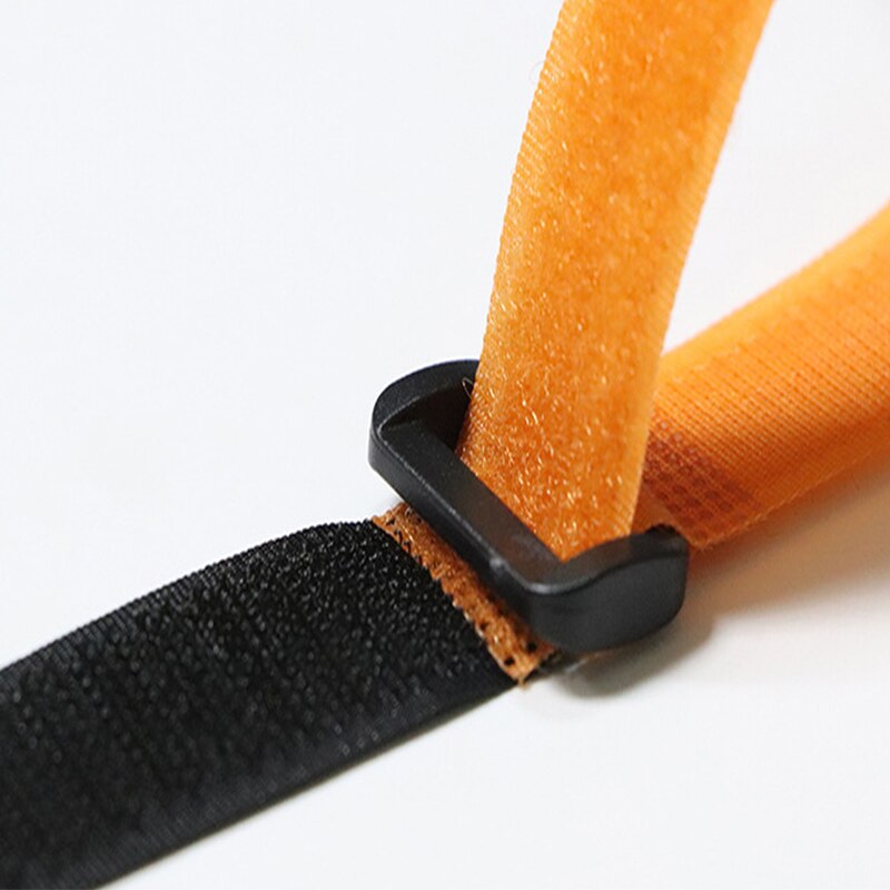 Cinta adhesiva de encuadernación, 5 uds., 2x18cm, Velcro, hebilla inversa, cinta de Velcro con hebilla