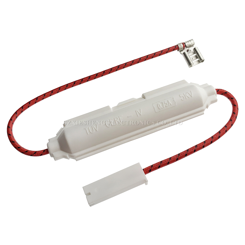 Horno microondas de 5KV, fusible de alto voltaje integrado, 0,65a, 0,7a, 0,75a, 0,8a, 0,85a, 0,9a, 700mA, 800mA, para horno microondas LG Midea Galanz: Plata