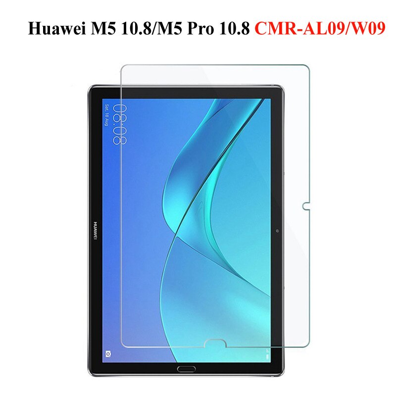 Protector de pantalla de vidrio templado para Huawei MediaPad M5 8,4 10,8 lite 8 10,1 de vidrio para huawei T5 10 8 honor tab 5 8,0 película de vidrio: Huawei M5 Pro 10.8