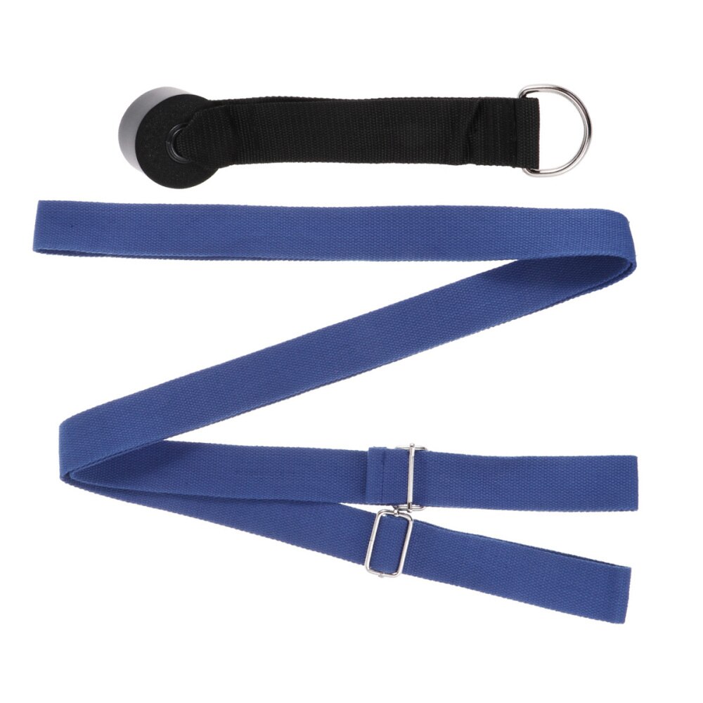 1Pc Elastic Ballet Foot Stretch Band Back Shoulder Flexibility Gymnastic Yoga Pilates Training Ballet Dance Resistance Band (Ros: Blue