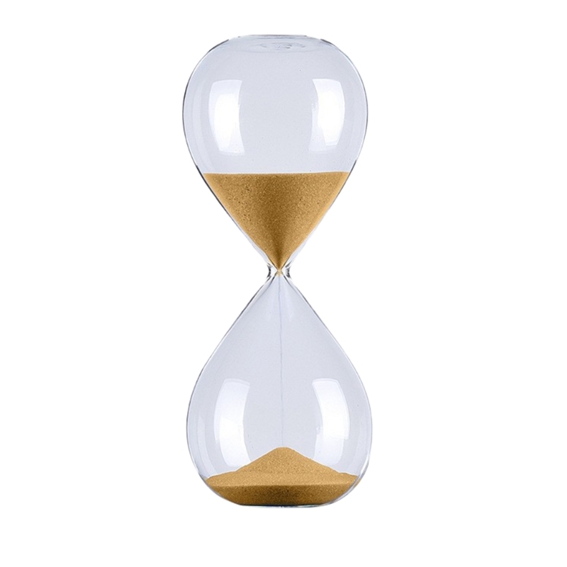 Sabliers en verre 60 minutes pour une meilleure concentration dans l'apprentissage relaxation: Or