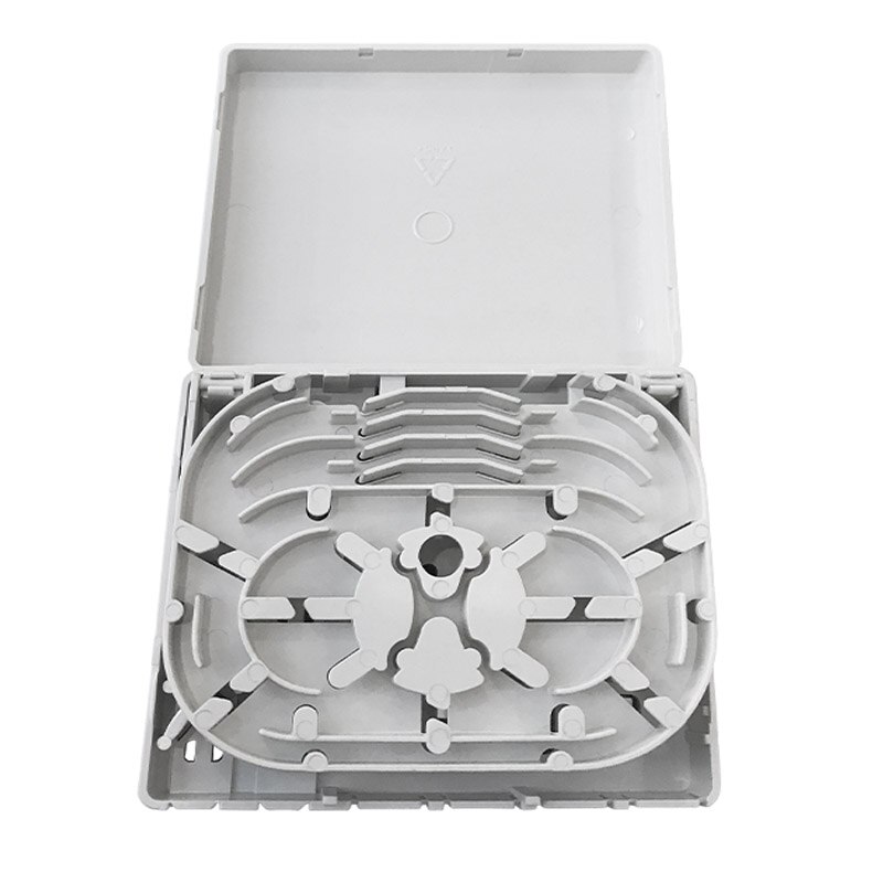 4 ports indoor wall mounted faceplate FTTH fiber optic terminal distribution box