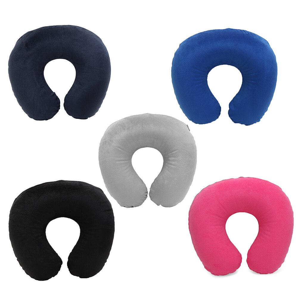 1 PC Geheugen U-vormige Reizen Air Kussen Nek Ondersteuning Head Rest Kussen Comfortabele Kussens Voor reizen/dagelijks ontspannen