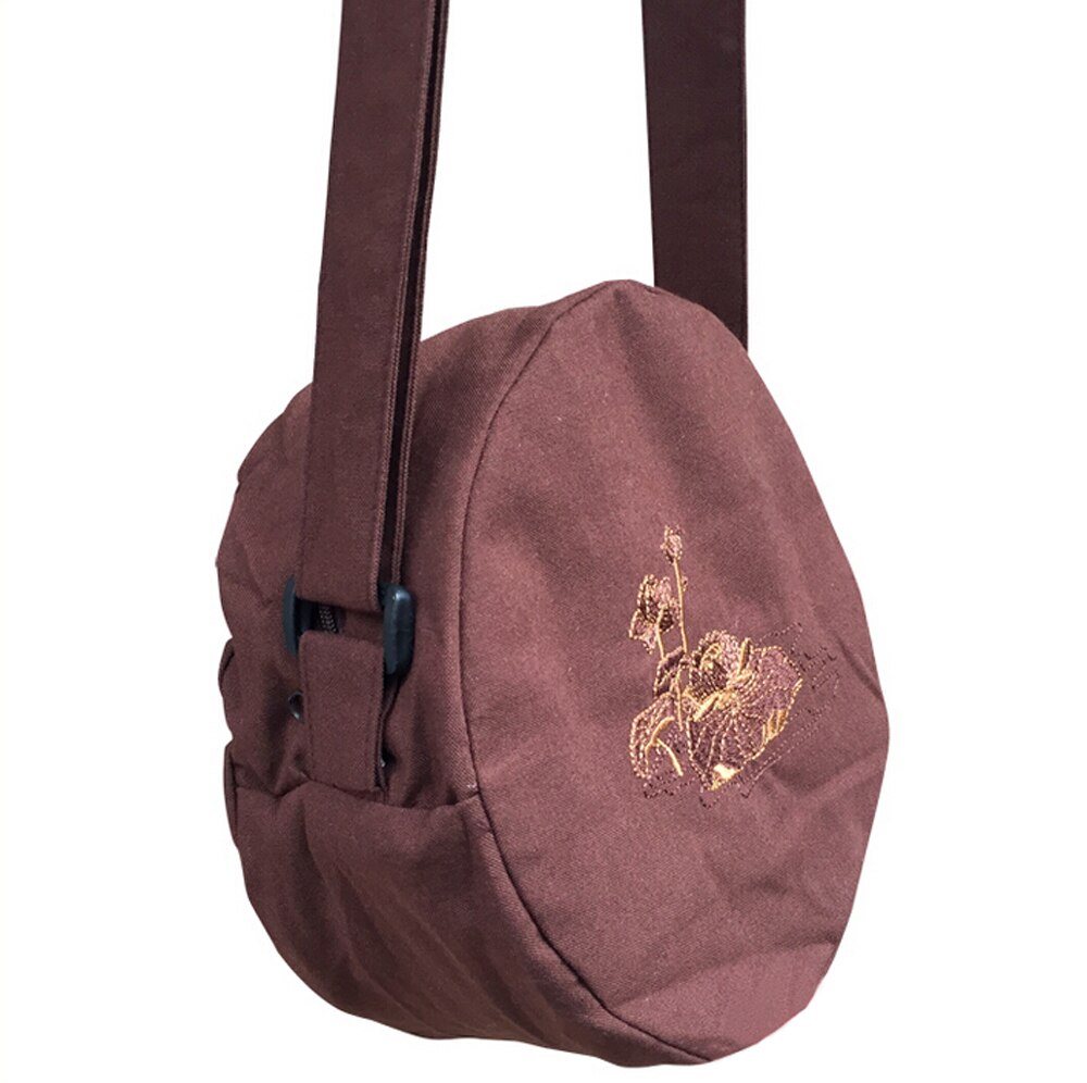 Unisex Monk Buddha Lay Shoulder Bags Sling Alms Bowl Bag Buddhism Cotton Bags