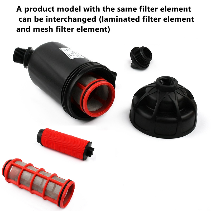 3/4'' 1'' 1.2'' 1.5'' 2'' 2.5'' Y-Type Filter PE/PVC Joints Agricultural Irrigation Water Filtration 120 Mesh Filter Element
