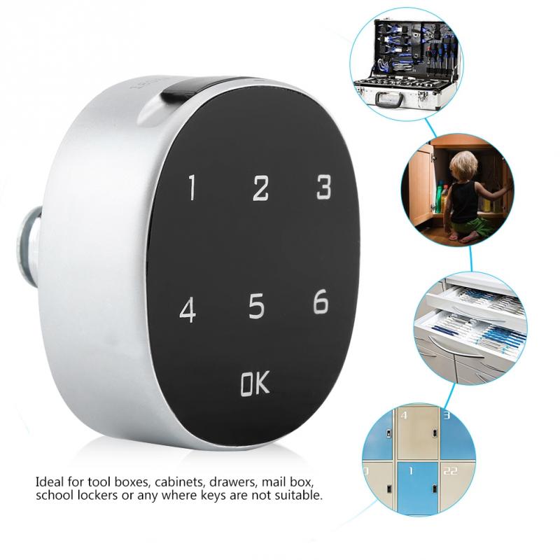 Digital Password Code Lock Combination Cam Electronic Cabinet Lock Keyless Password Safe Lock electronic lock safe Zinc Alloy