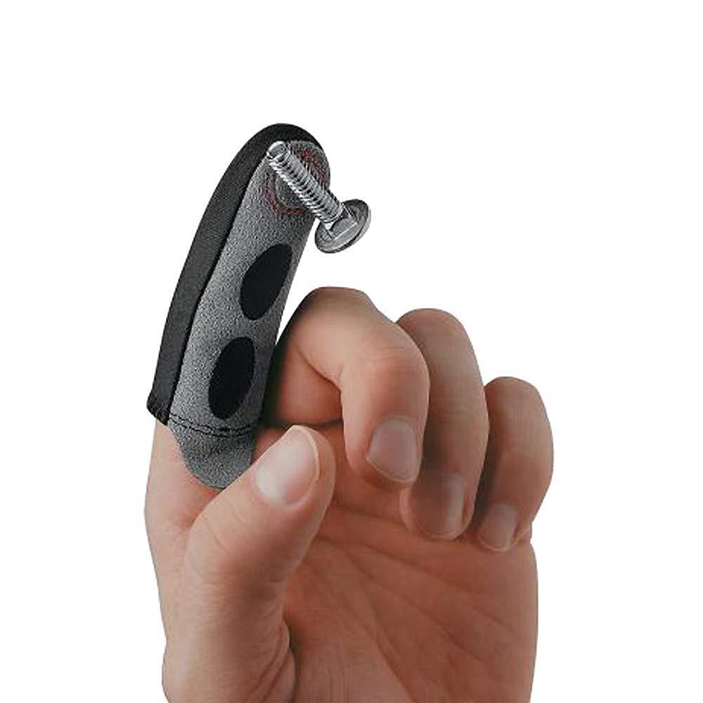 Imán magnético para la yema de los dedos, guante de dedo Punta del dedo, manga de nudillo rota, herramienta de absorción de tornillo, guantes de trabajo, 1 ud.