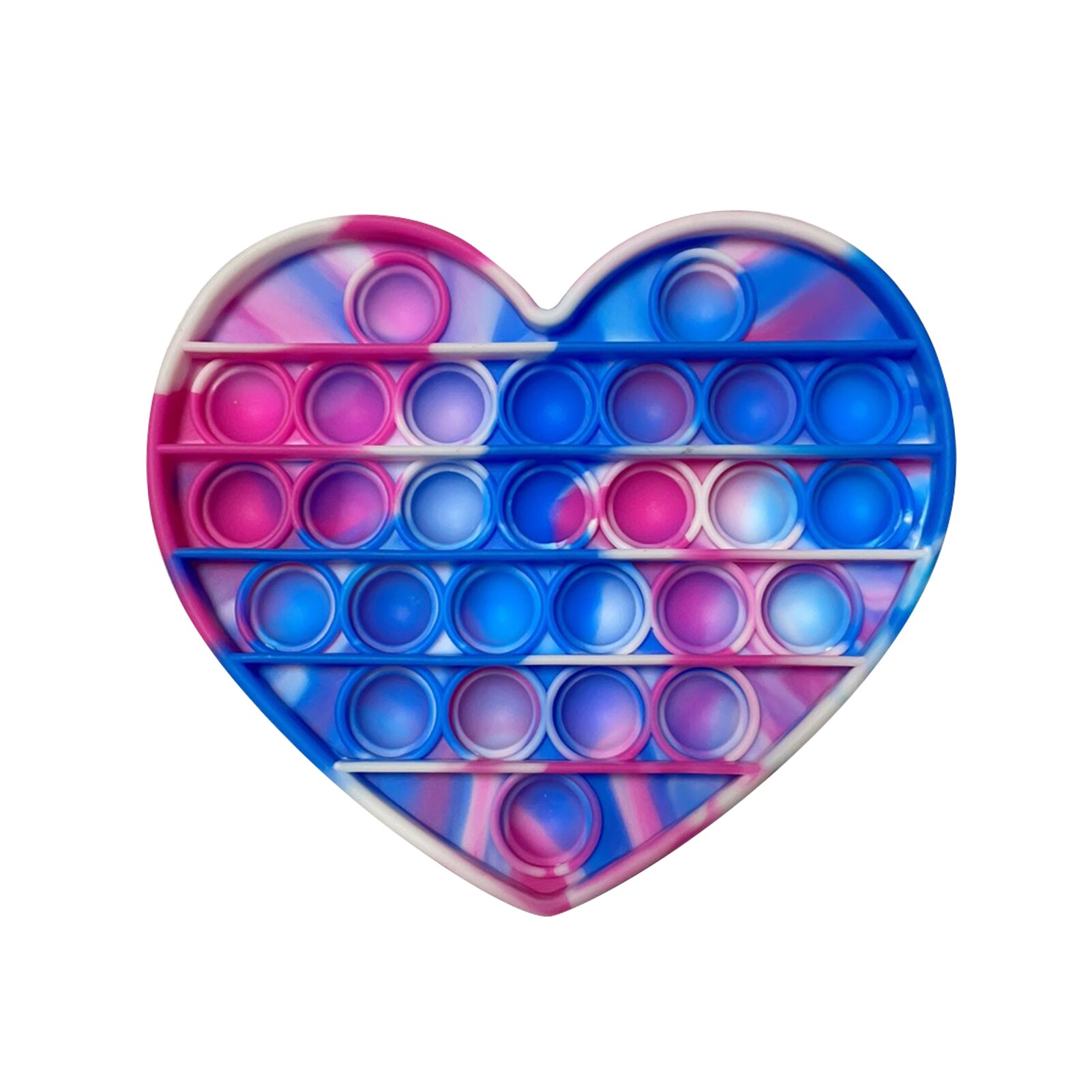 Rainbow Love Bubble Sensory Toy Squeeze Stress Reliever Hand Toys: 10